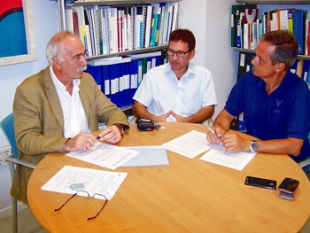 Instant&acute;nea de la firma